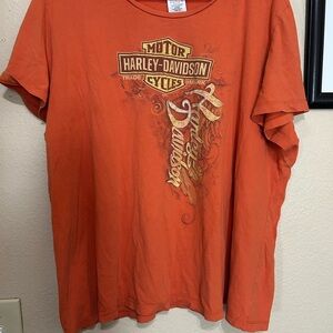 Harley-Davidson Orange T-Shirt for Men
